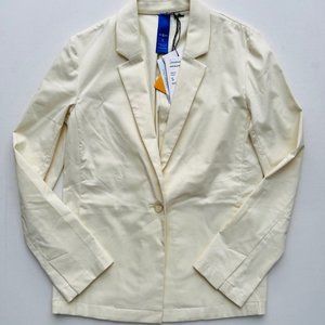 Kit and Ace Ride Blazer Jacket Slim Fit  Canvas Ivory